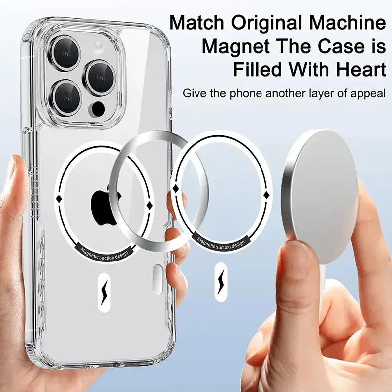 Magnetic Suction Ultra Strong MagSafe Phone Back Case for Apple iPhone