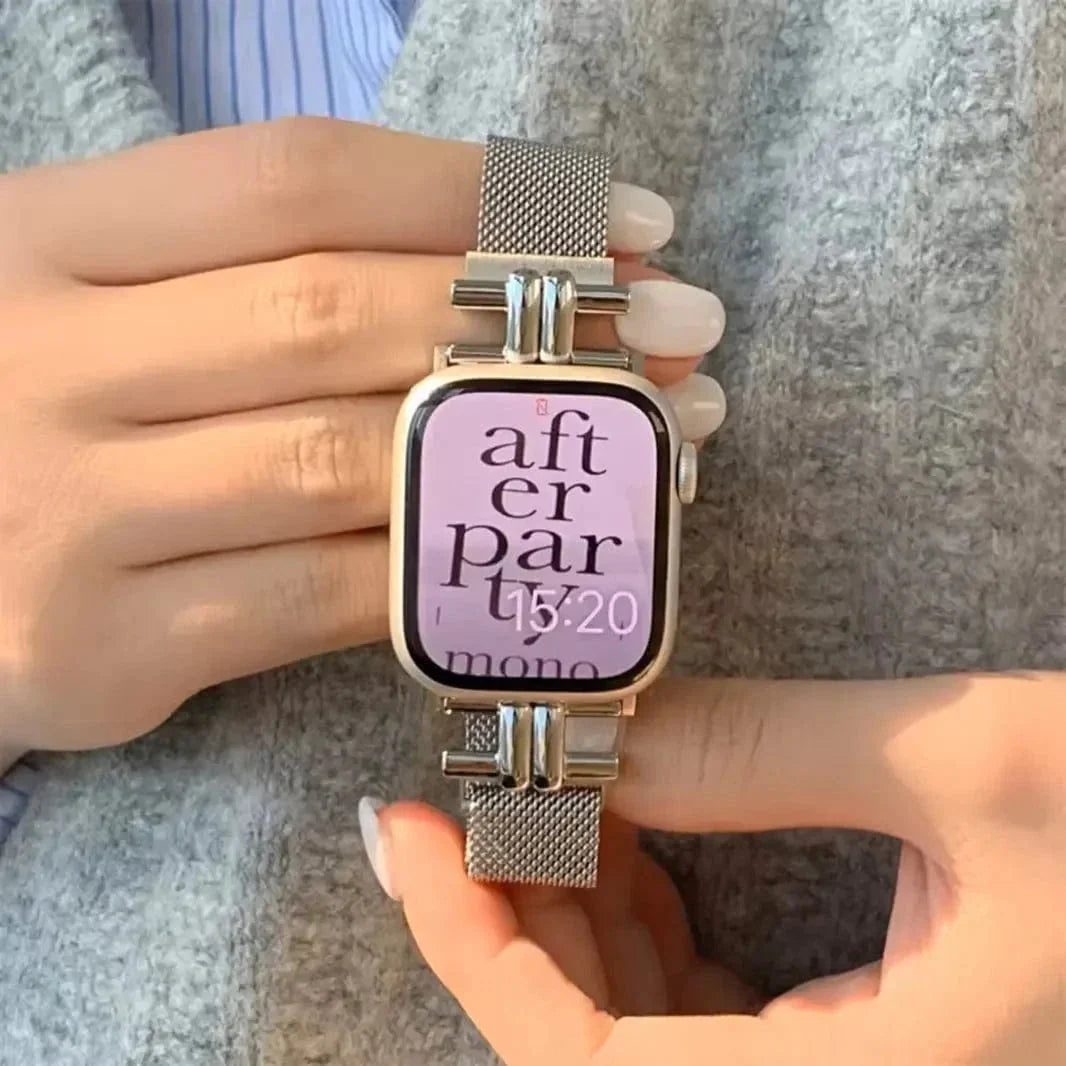 Magnetic Women Milanese Bracelet for Apple Watch 38 | 40 | 41 | 42mm S10