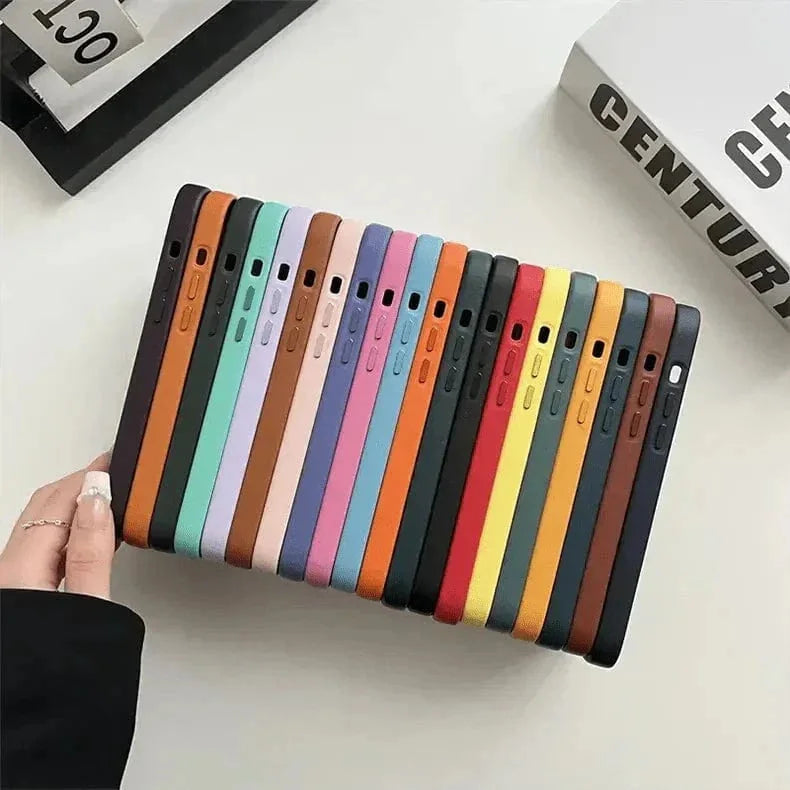 Magsafe PU Leather Magnetic Hard Case for iPhone 15