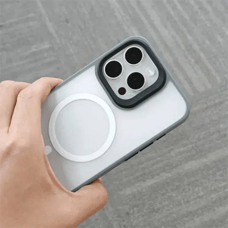 Magsafe Sleek Matte Hard Case for iPhone 15 Pro