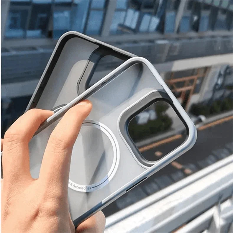 Magsafe Sleek Matte Hard Case for iPhone 15 Pro
