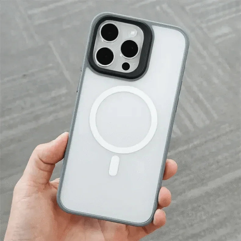 Magsafe Sleek Matte Hard Case for iPhone 15 Pro