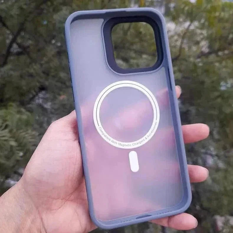 Magsafe Sleek Matte Hard Case for iPhone 15 Pro