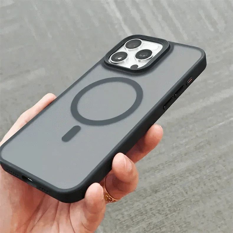 Magsafe Sleek Matte Hard Case for iPhone 15 Pro