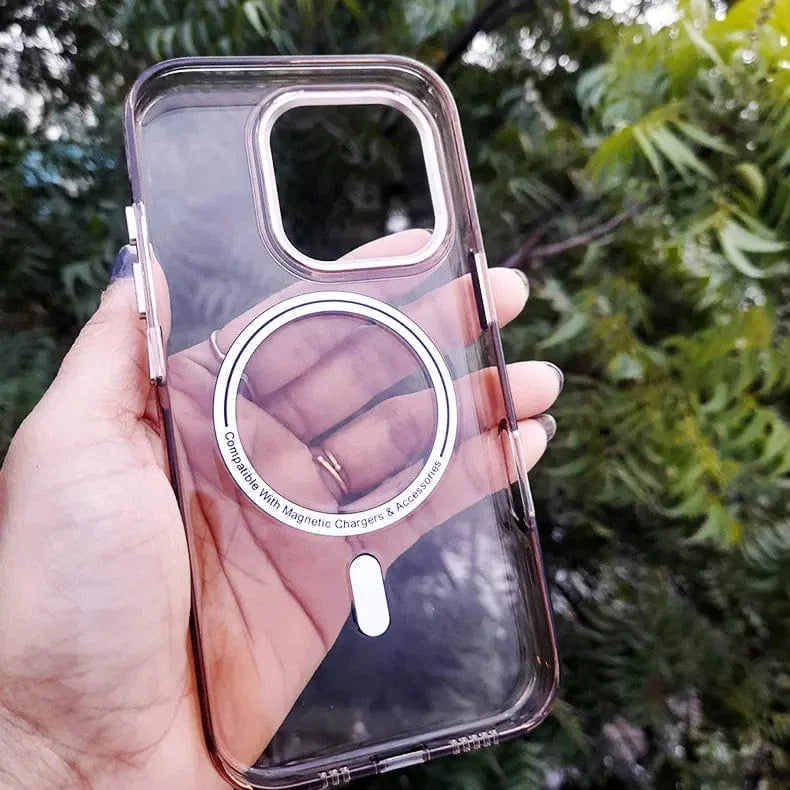 Magsafe Slim Thin Clear Hard Case for iPhone 16 Pro