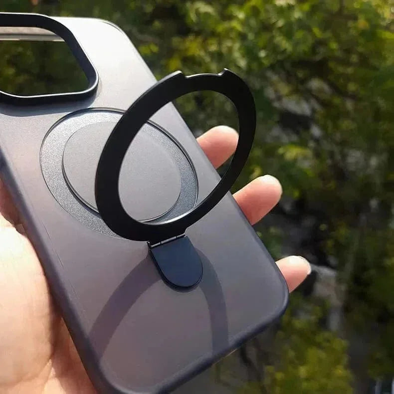 Magsafe Stand Matte Hard Case for iPhone 15