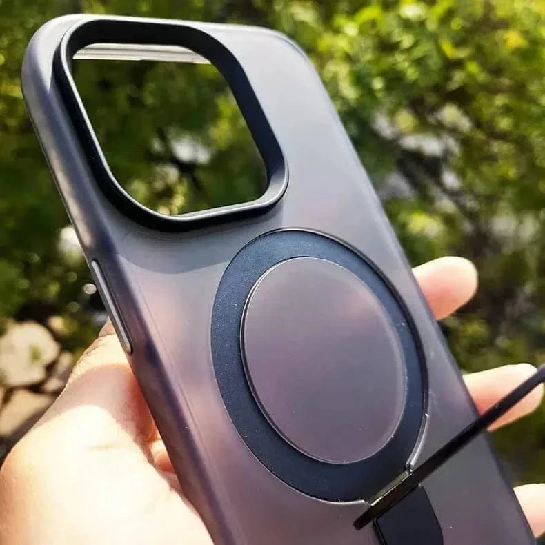 Magsafe Stand Matte Hard Case for iPhone 15 Pro