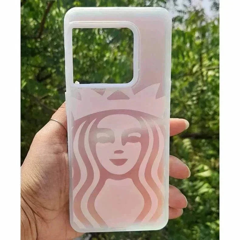 Matte Finish Reflective Starbucks Hard Case for OnePlus 10T