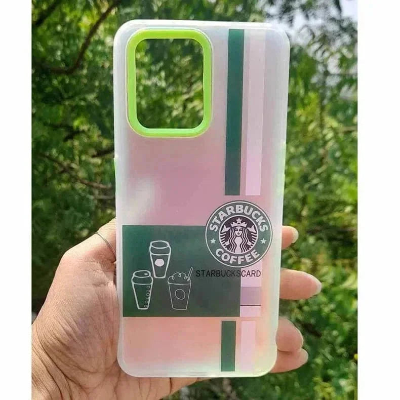 Matte Finish Reflective Starbucks Hard Case for OnePlus Nord 2T