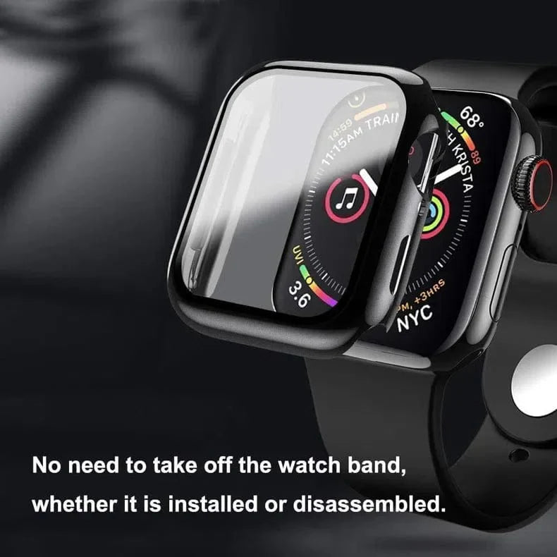 Matte Protective Watch Case with in-build Glass for Apple Watch