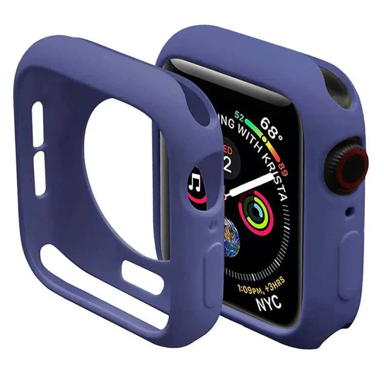 Matte Silicone Soft Slim 360 Degree Body Bumper for Apple Watch