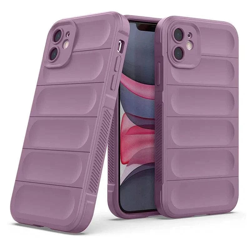 Matte Soft Flexible Silicone Case for iPhone Back Cases iPhone 15 Pro Max / Lavender