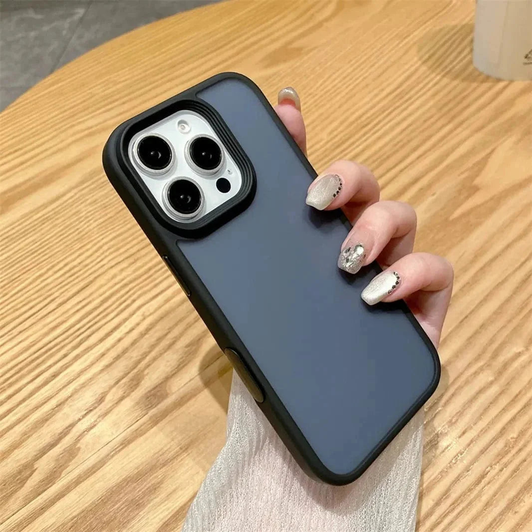 Matte Translucent Hard Case for iPhone 16