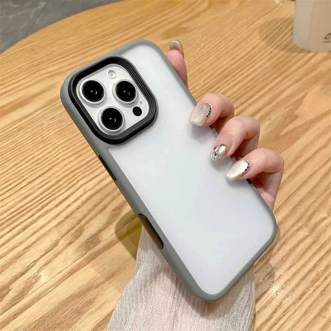 Matte Translucent Hard Case for iPhone 16