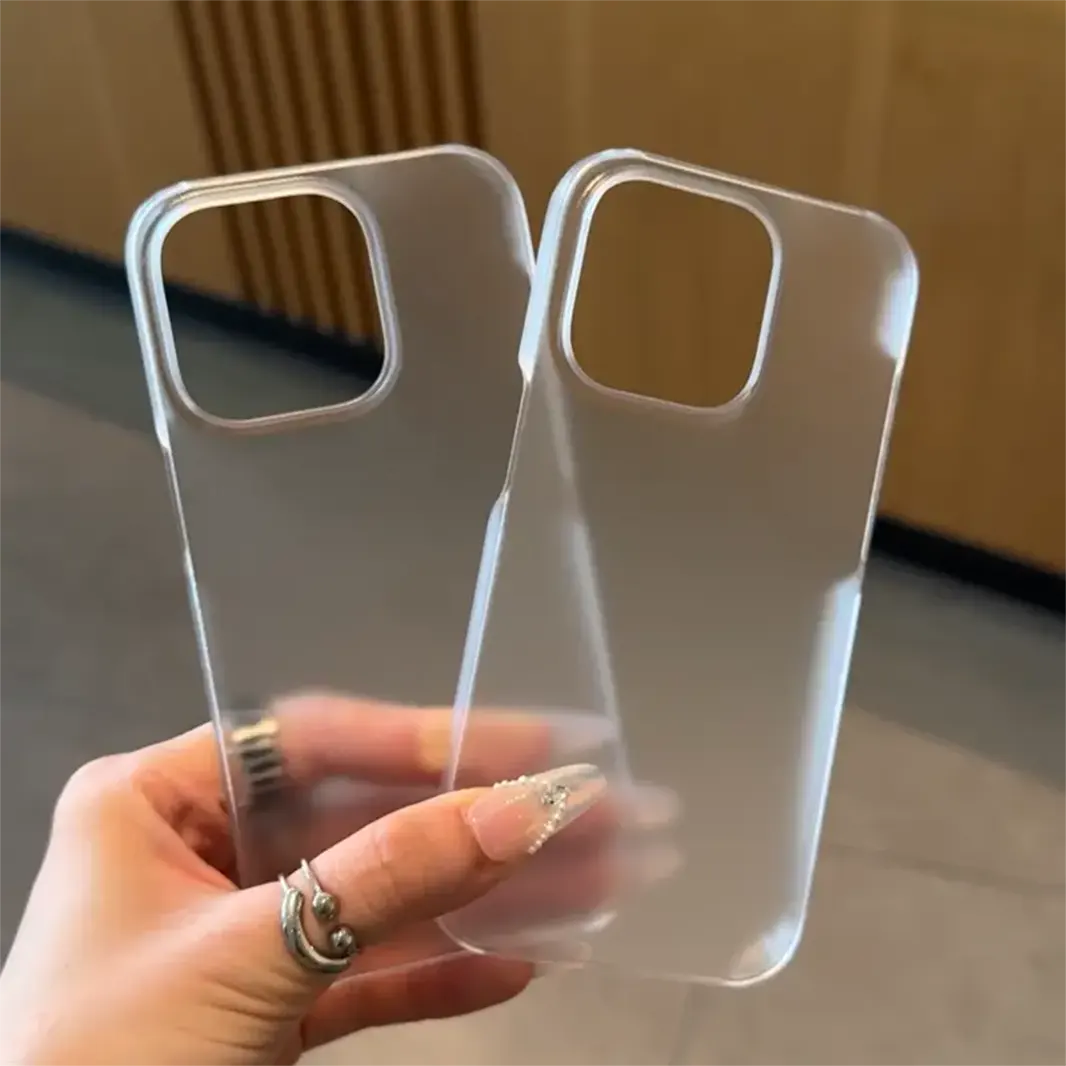 Frosted Slim Matte Half Case for iPhone 16 Cases & Covers