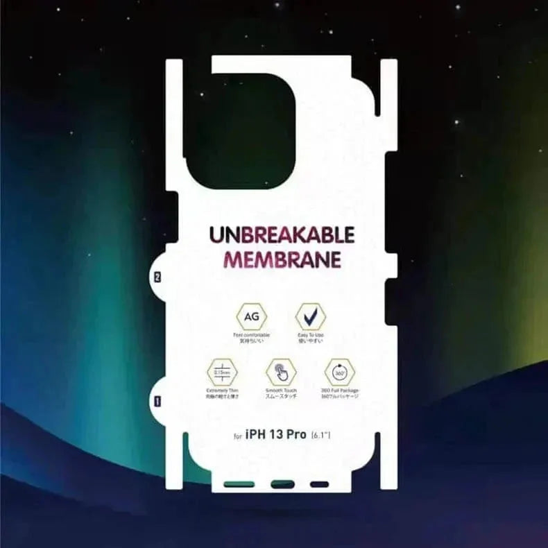 Membrane Flexible Matte Back Guard for iPhone 14 Pro Max