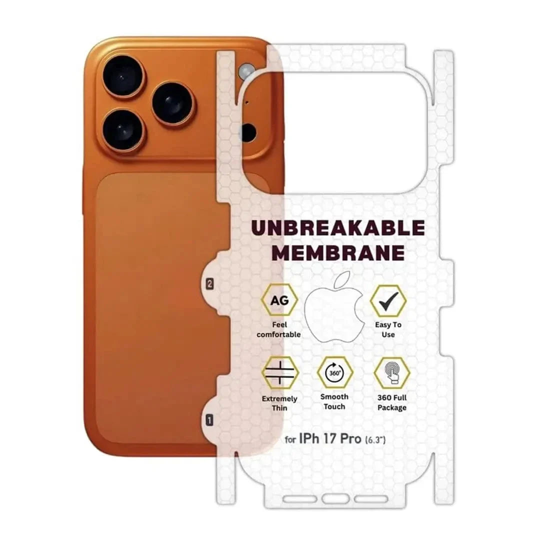 Membrane Flexible Matte Back Guard for iPhone 17 Pro