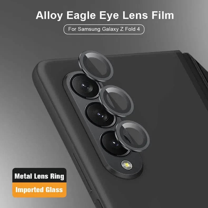 Metal Camera Lens Ring Glass Protector for Samsung Galaxy