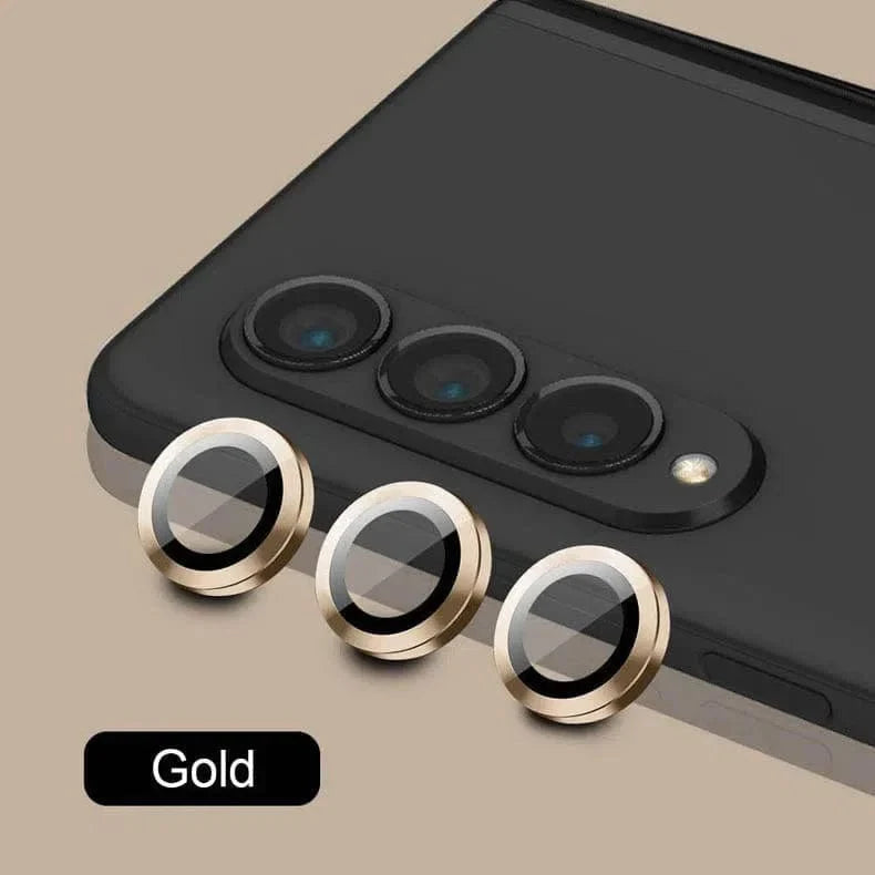 Metal Camera Lens Ring Glass Protector for Samsung Galaxy