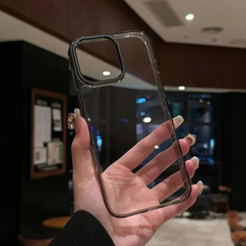 Cystal Clear Slim Metal Keys Magsafe Case for iPhone 16 Pro Max