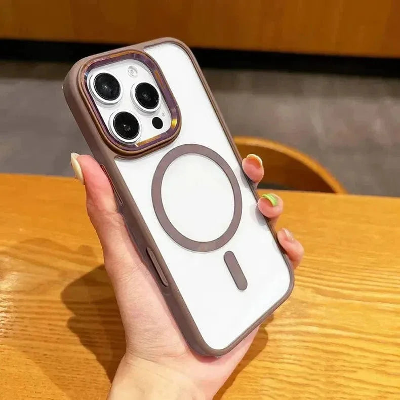 Metal Keys Magsafe Hard Back Soft Edge Case for iPhone 11