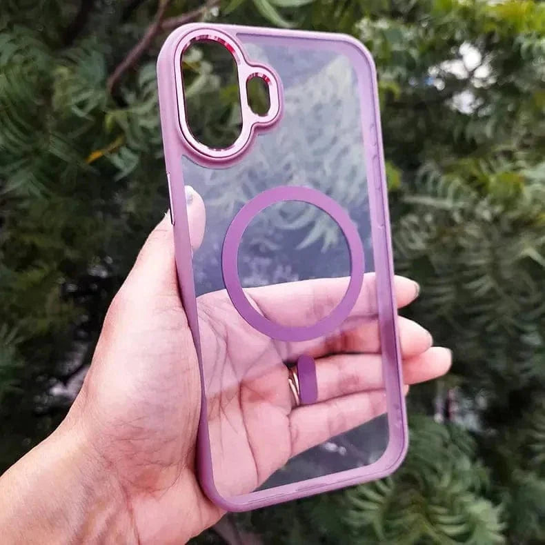 Metal Keys Magsafe Hard Back Soft Edge Case for iPhone 11