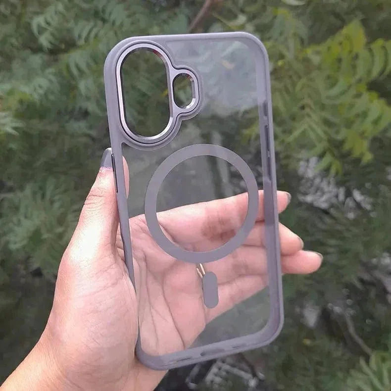 Metal Keys Magsafe Hard Back Soft Edge Case for iPhone 11