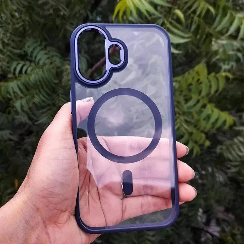 Metal Keys Magsafe Hard Back Soft Edge Case for iPhone 11