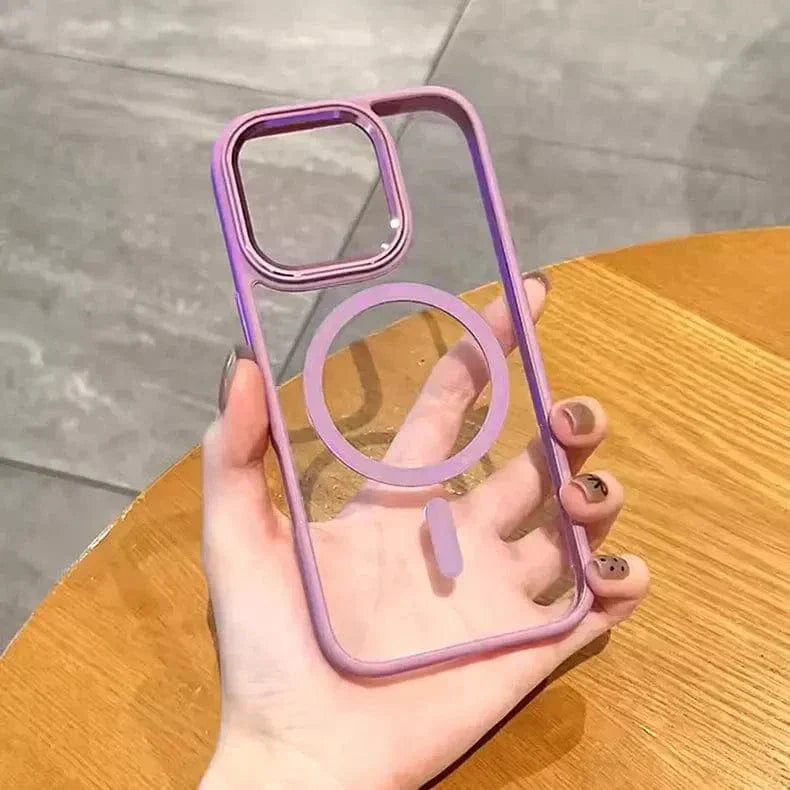 Metal Keys Magsafe Hard Back Soft Edge Case for iPhone 14 Plus