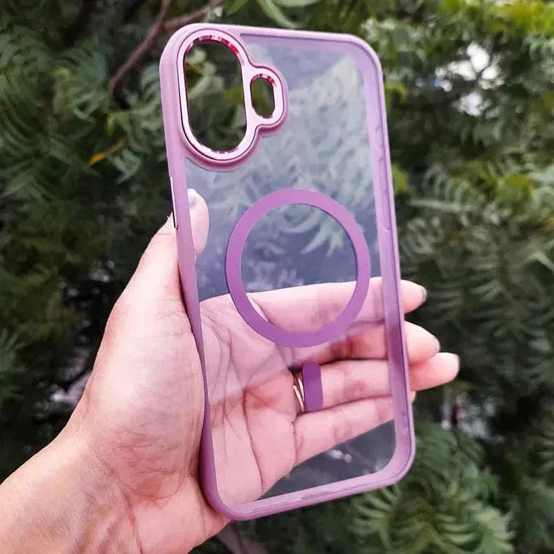 Metal Keys Magsafe Hard Back Soft Edge Case for iPhone 15 Pro