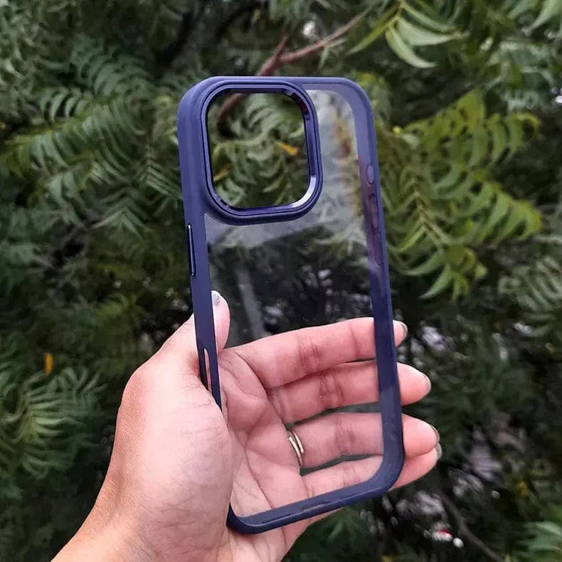 Metal Keys Hard Back Soft Edge Case for iPhone 16