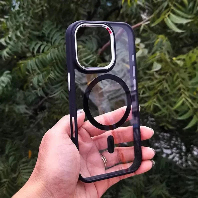 Metal Keys Magsafe Hard Back Soft Edge Case for iPhone 16