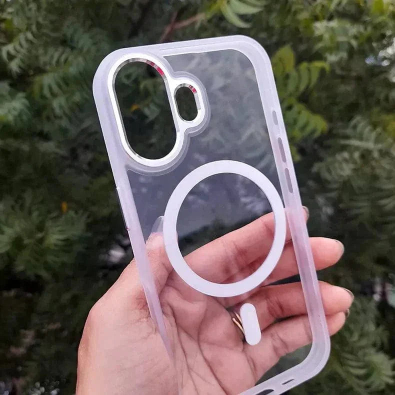 Metal Keys Magsafe Hard Back Soft Edge Case for iPhone 16 Plus