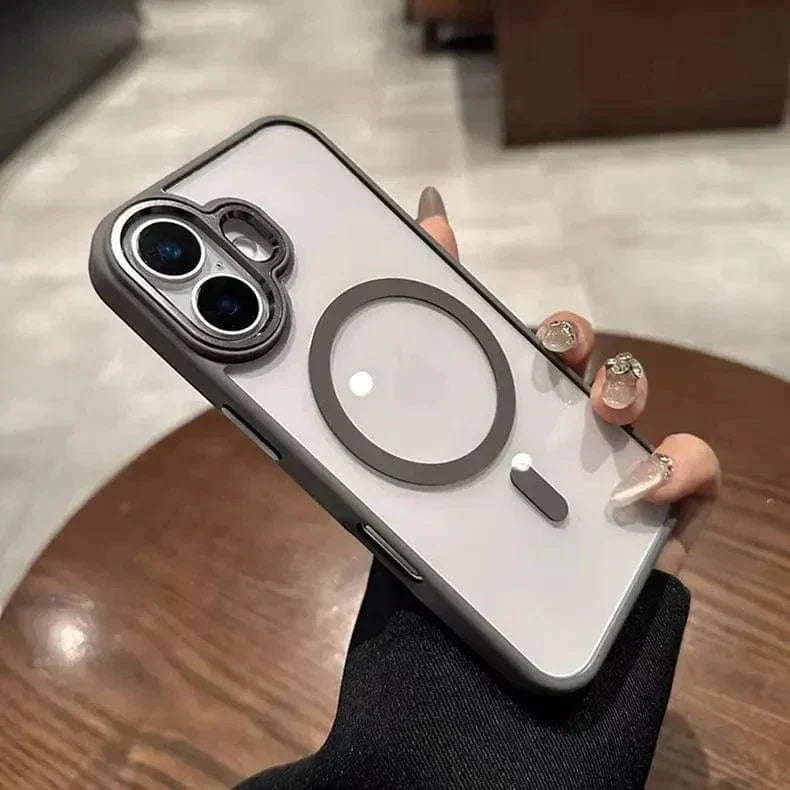 Metal Keys Magsafe Hard Back Soft Edge Case for iPhone 16 Pro