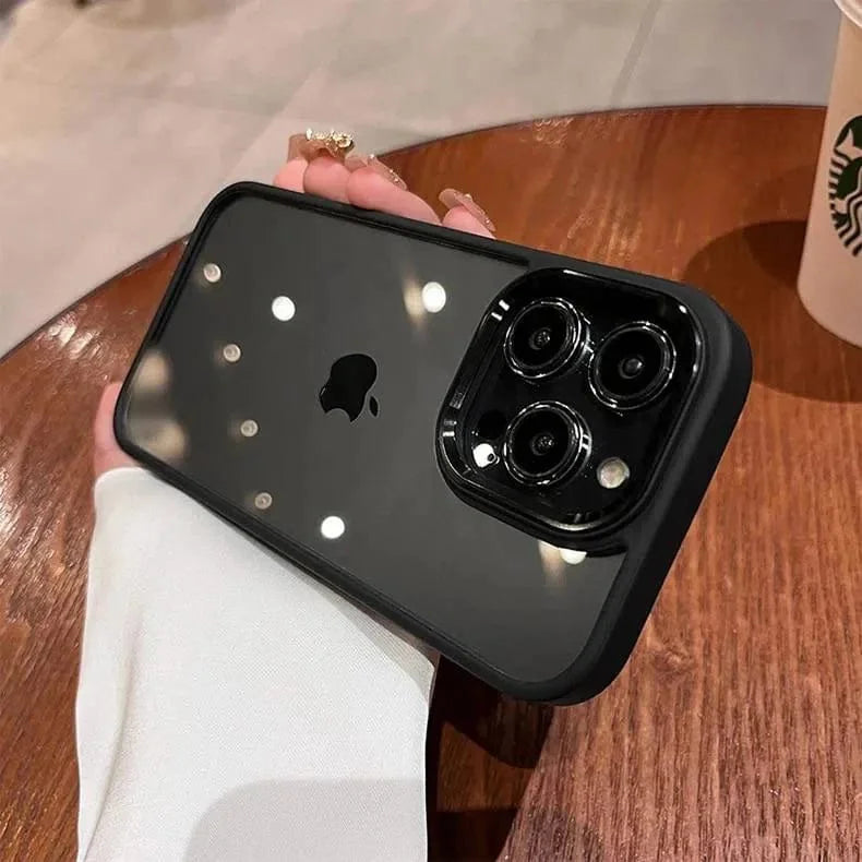 Metal Keys Hard Back Soft Edge Case for iPhone 16 Pro Max