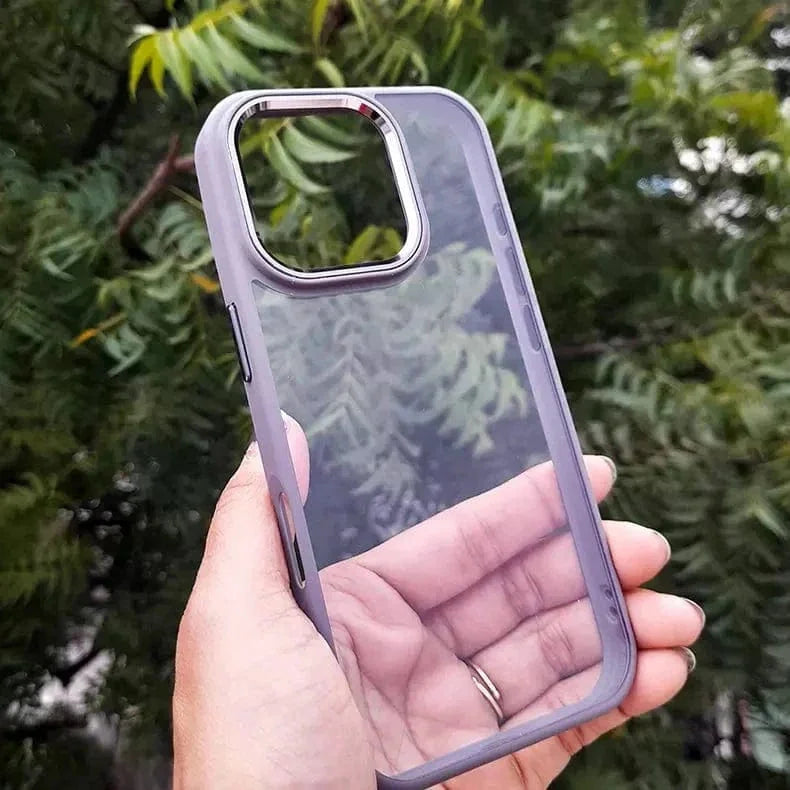 Metal Keys Hard Back Soft Edge Case for iPhone 16 Pro