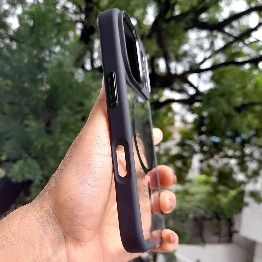 Metal Keys Magsafe Hard Back Soft Edge Case for iPhone 17 Air