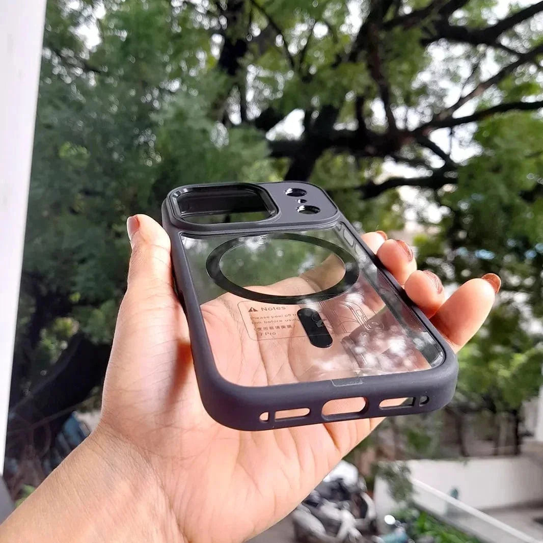 Metal Keys Magsafe Hard Back Soft Edge Case for iPhone 17 Air