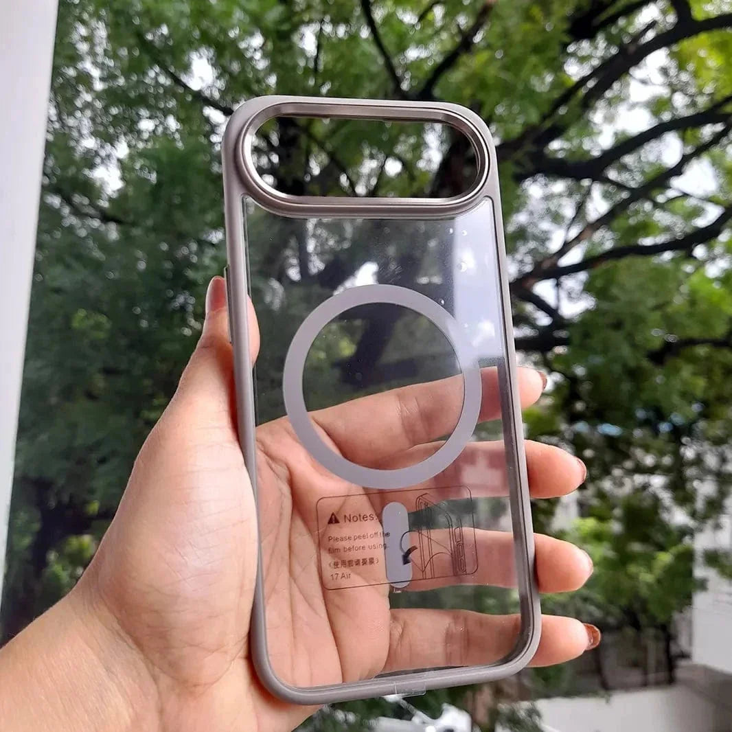 Metal Keys Magsafe Hard Back Soft Edge Case for iPhone 17 Air