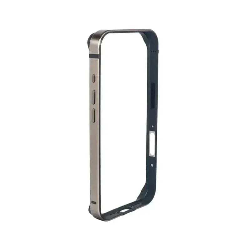 Metal Reinforced Aluminum Frame Case for iPhone 15 Pro