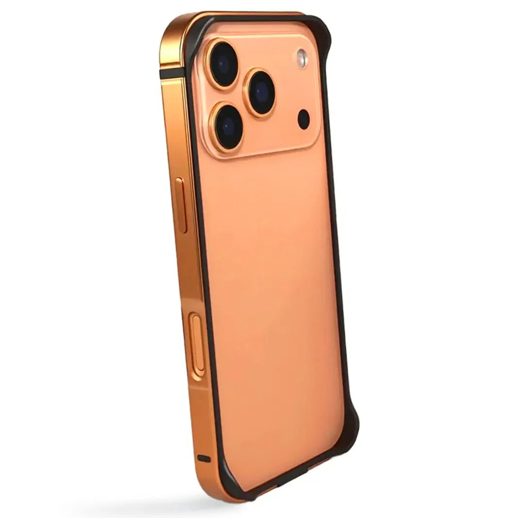 Metal Reinforced Aluminum Frame Case for iPhone 17 Pro