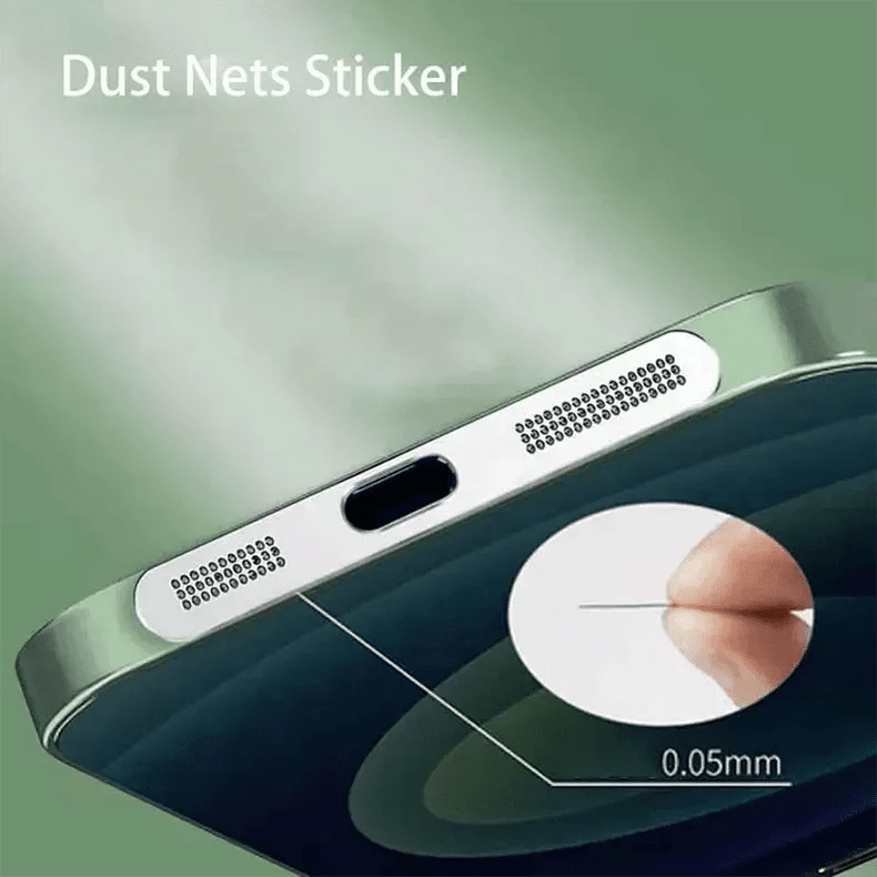 Metallic Dustproof Net Stickers for iPhone Stickers & Decals