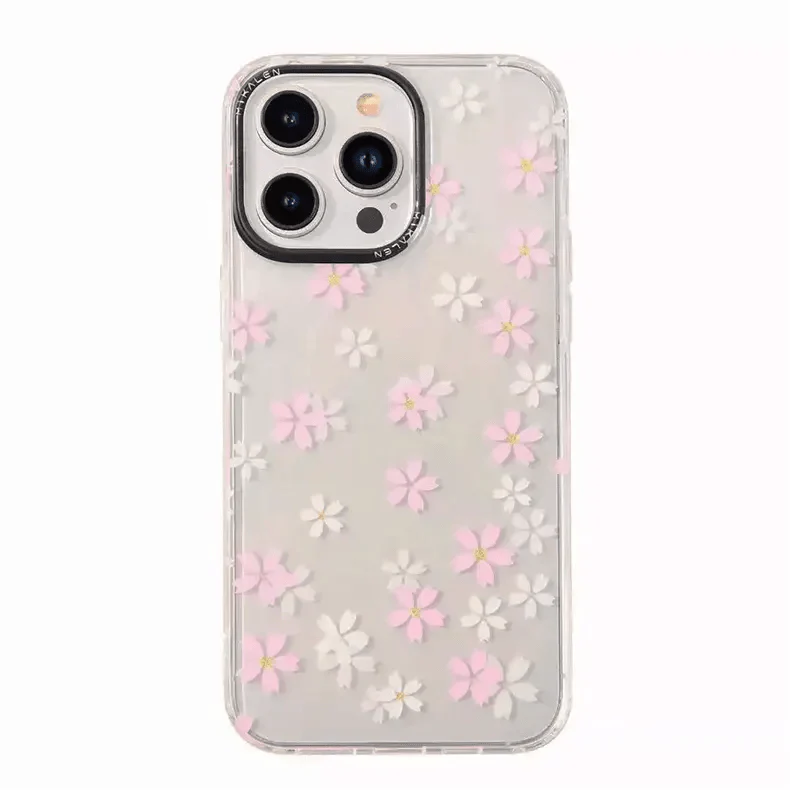 mikalen romantic cherry blossom case for iphone 15 pro