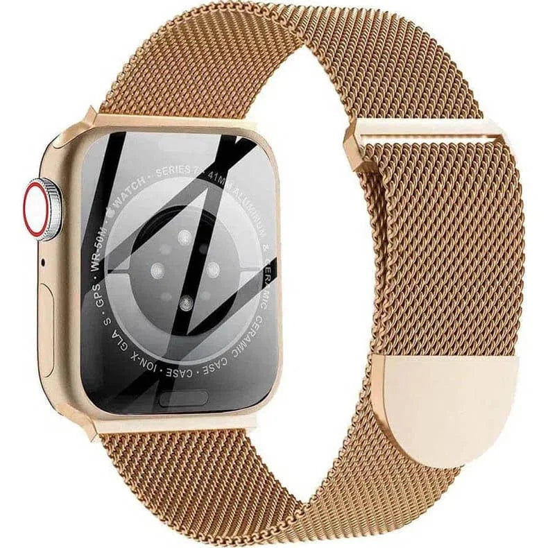 Milanese Magnetic Clasp Loop for Apple Watch 42 | 44 | 45 | Ultra 49 | 46mm S10