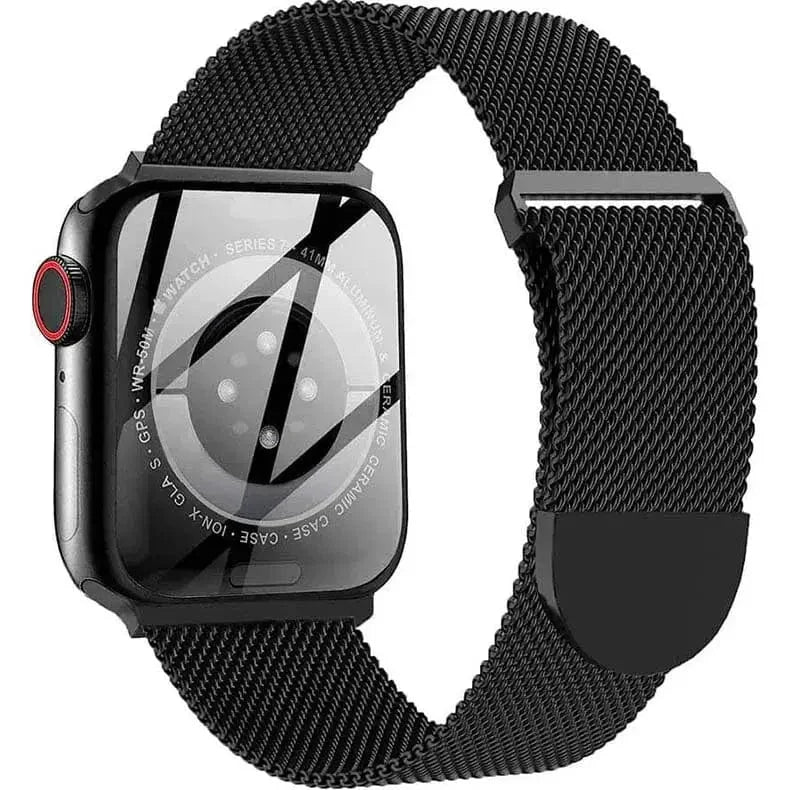 Milanese Magnetic Clasp Loop for Apple Watch 42 | 44 | 45 | Ultra 49 | 46mm S10
