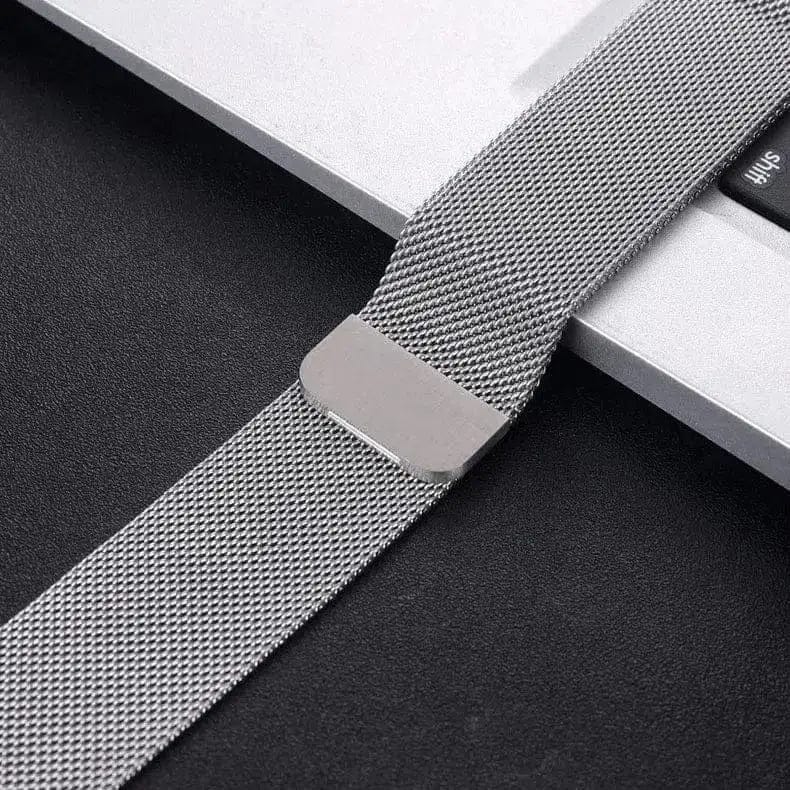 Milanese Magnetic Loop Watch Band for Apple Watch Watch Bands 42mm | 44mm | 45mm | Ultra 49mm / Style 1 / Silver