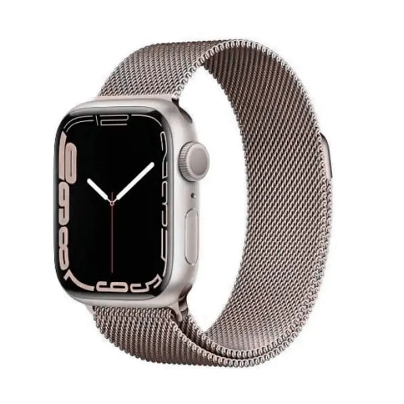 Milanese Magnetic Loop Watch Band for Apple Watch Watch Bands 42mm | 44mm | 45mm | Ultra 49mm / Style 1 / Starlight