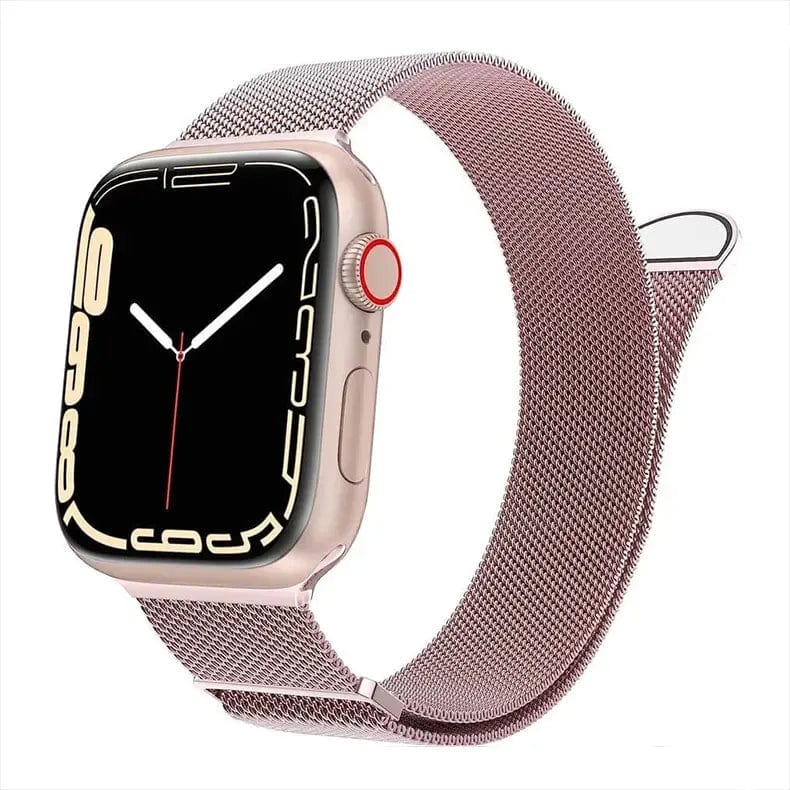 Milanese Magnetic Loop Watch Band for Apple Watch Watch Bands 38mm | 40mm | 41mm / Style 2 / Rose Gold