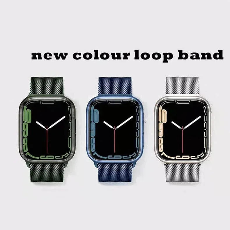 Milanese Magnetic Matte Color Loop for Apple Watch 42 | 44 | 45 | Ultra 49 | 46mm S10
