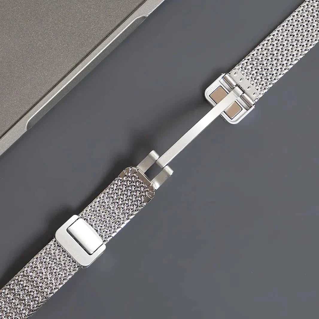 Milanese Magnetic Slim D-Buckle Band for Apple Watch 42 | 44 | 45 | Ultra 49 | 46mm S10